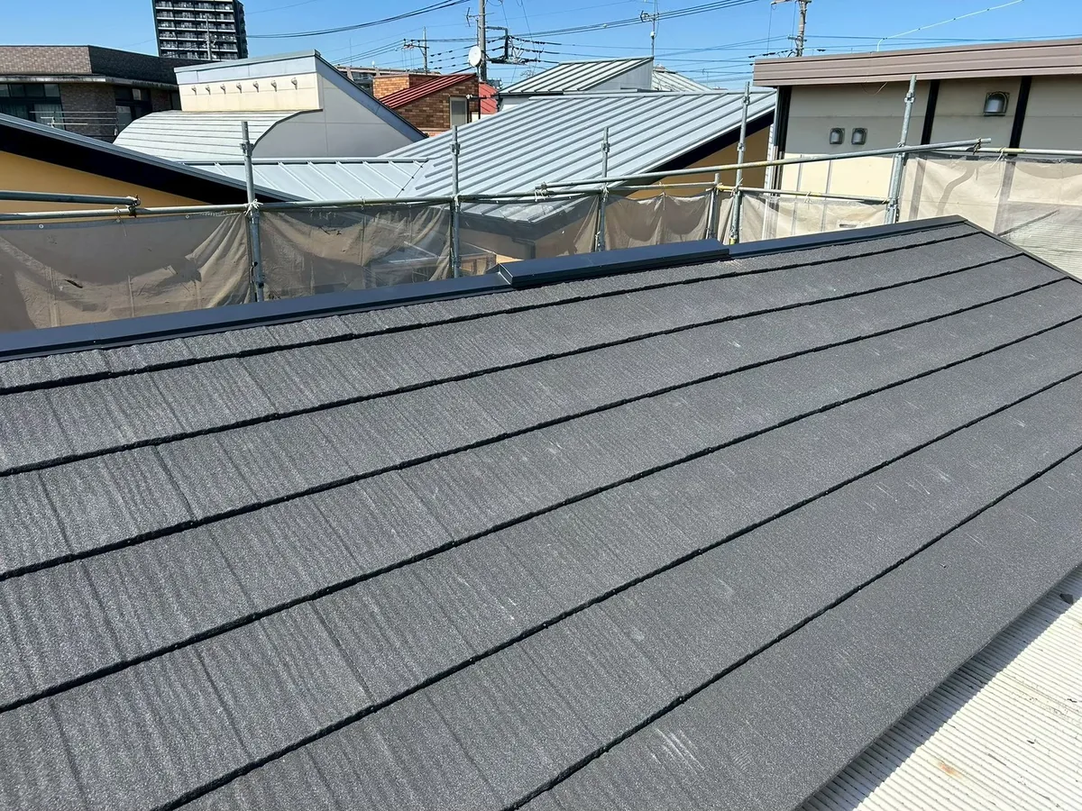 領家 Y様邸|屋根の葺き替え 屋根の仕上がり 6