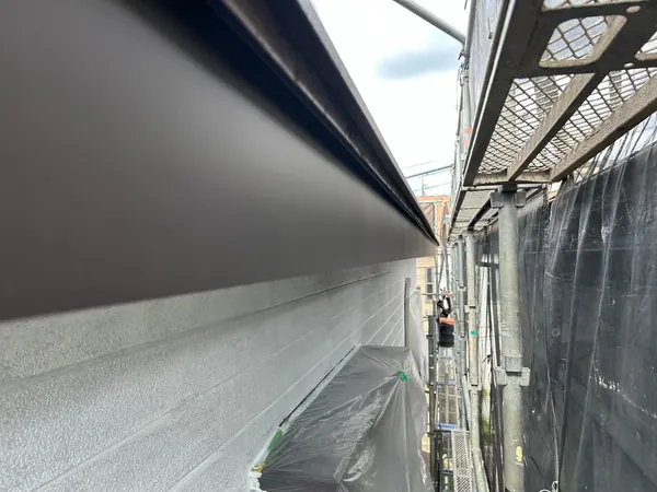 南区の住宅|破風・鼻隠しの板金工事 破風・鼻隠しの施工事例
