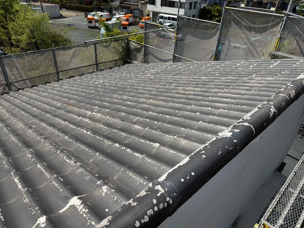 施工前の屋根